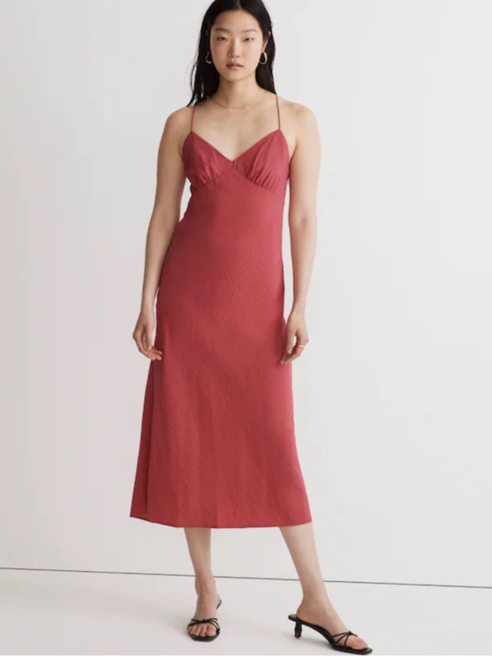Madewell Layton Midi Slip Dress